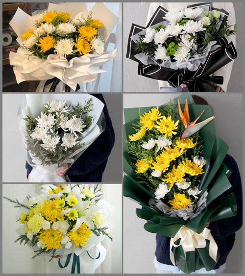 贵州黔南州惠水县摆金镇甲坝村白事花束代送